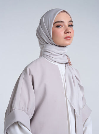 AIRY VOILE SCARF PLAIN MIST