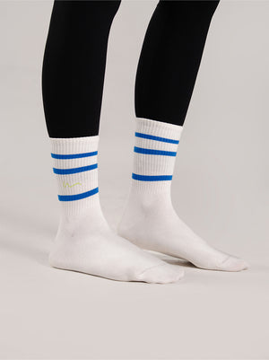 AERO CREW MID CUT SOCKS BLUE