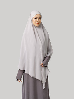 ANARA INSTANT KHIMAR LIGHT GREY
