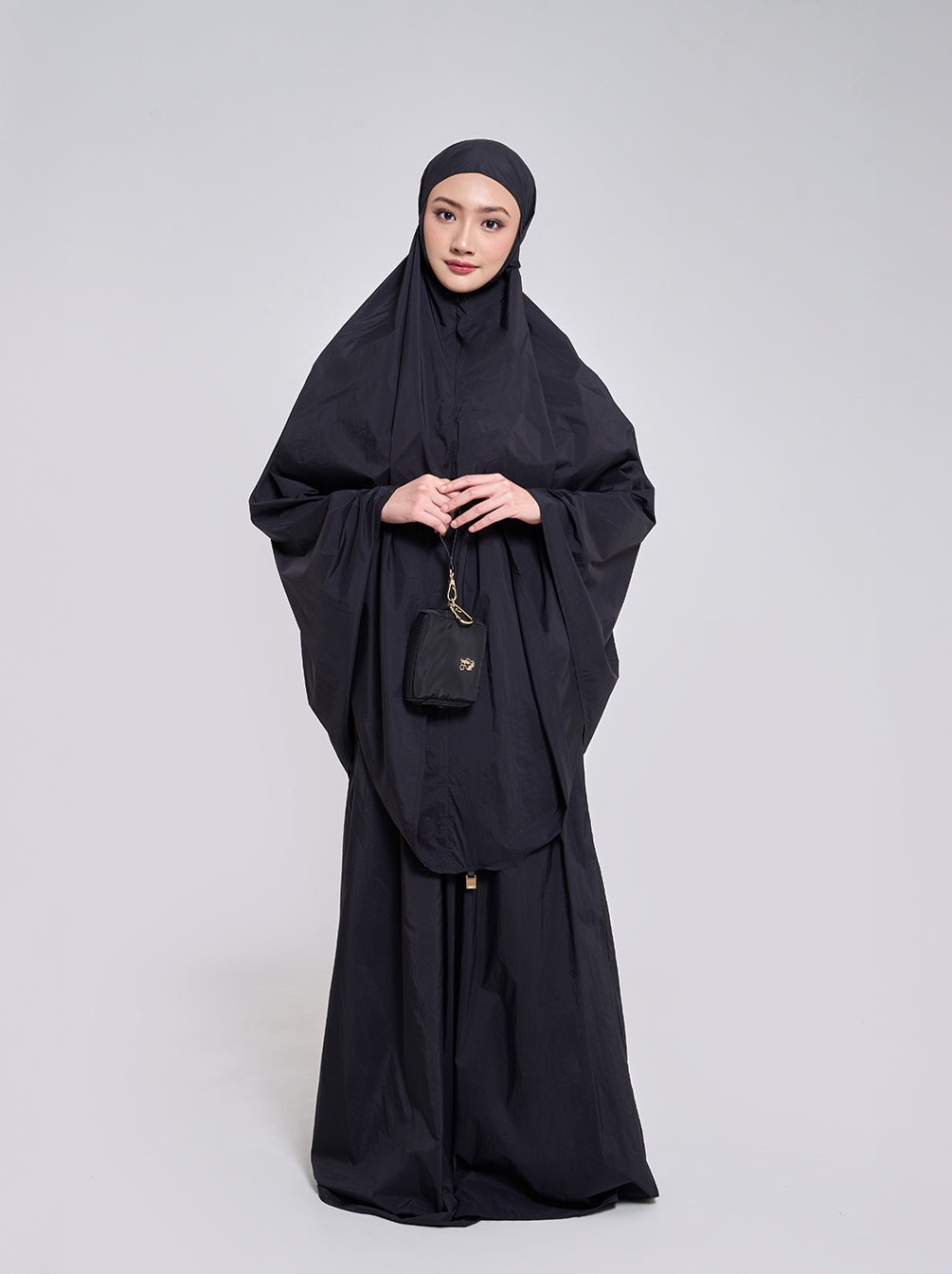 MAFAZA PRAYER SET PLAIN BLACK