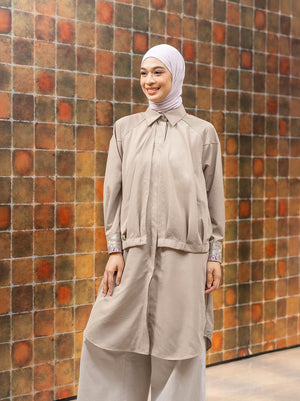 BLUMA LAYERED TUNIC LATTE