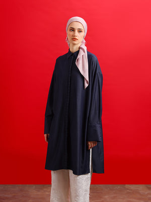 CALI LONG TUNIC DARK DENIM