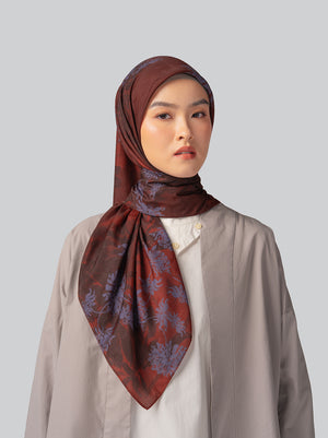 DHALI SIGNATURE SCARF MAROON