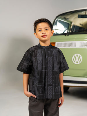 DOHA SHORT SLEEVE KIDS KOKO BLACK