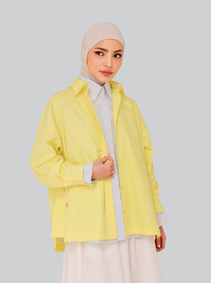 GALE V OVERSIZED TOP LIME