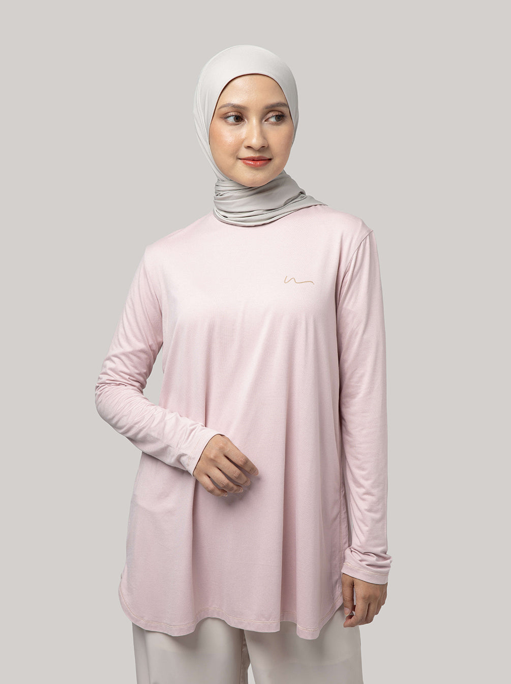 KAMI FLOW IZZY LOOSE SPORT TOP DUSTY ROSE