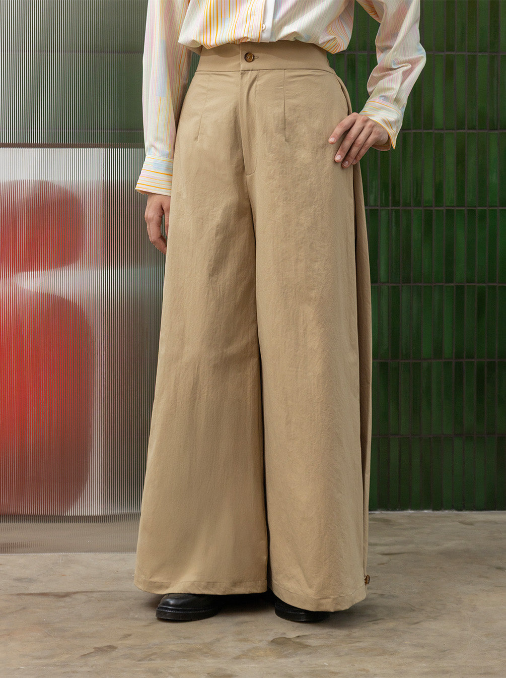 KALA WIDE PANTS MUSTARD