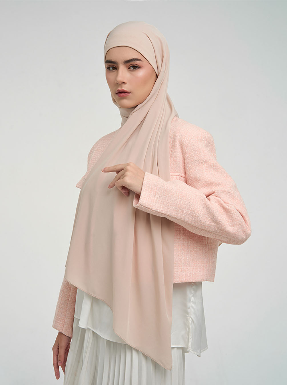 AIRLITE PASHMINA INSTANT PEARL PINK