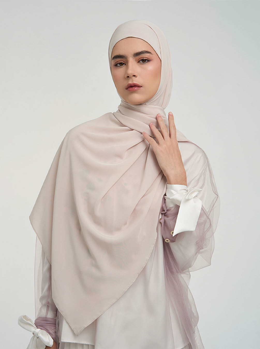 AIRLITE PASHMINA INSTANT SHEER PINK