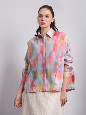 KATRINA LAYERED TOP TROPICAL