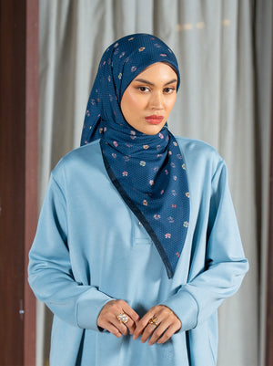 KROMA SISSU SIGNATURE SCARF BLUE JAY