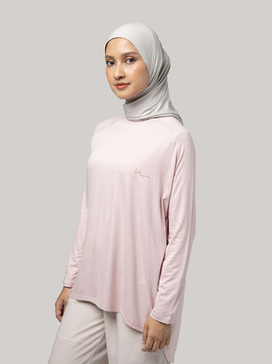 KAMI FLOW LAVE LOOSE SPORT TOP DUSTY ROSE