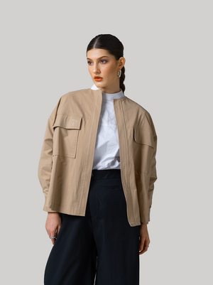 LILA OVERSIZED OUTER LATTE
