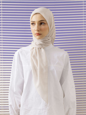 MONO ALLURA SIGNATURE SCARF CREAM