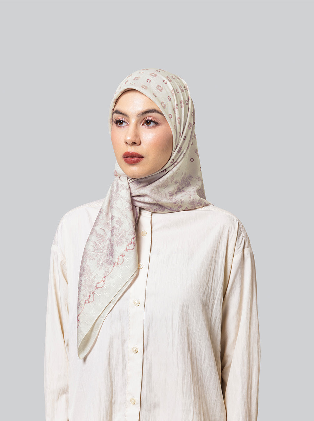 NOLA SIGNATURE SCARF ASH