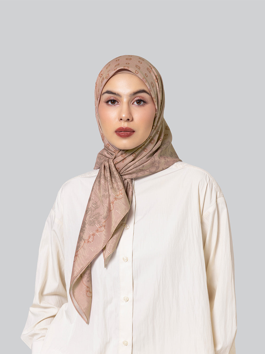 NOLA SIGNATURE SCARF ROSE