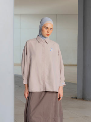 NUE DROPSHOULDER TOP OAT