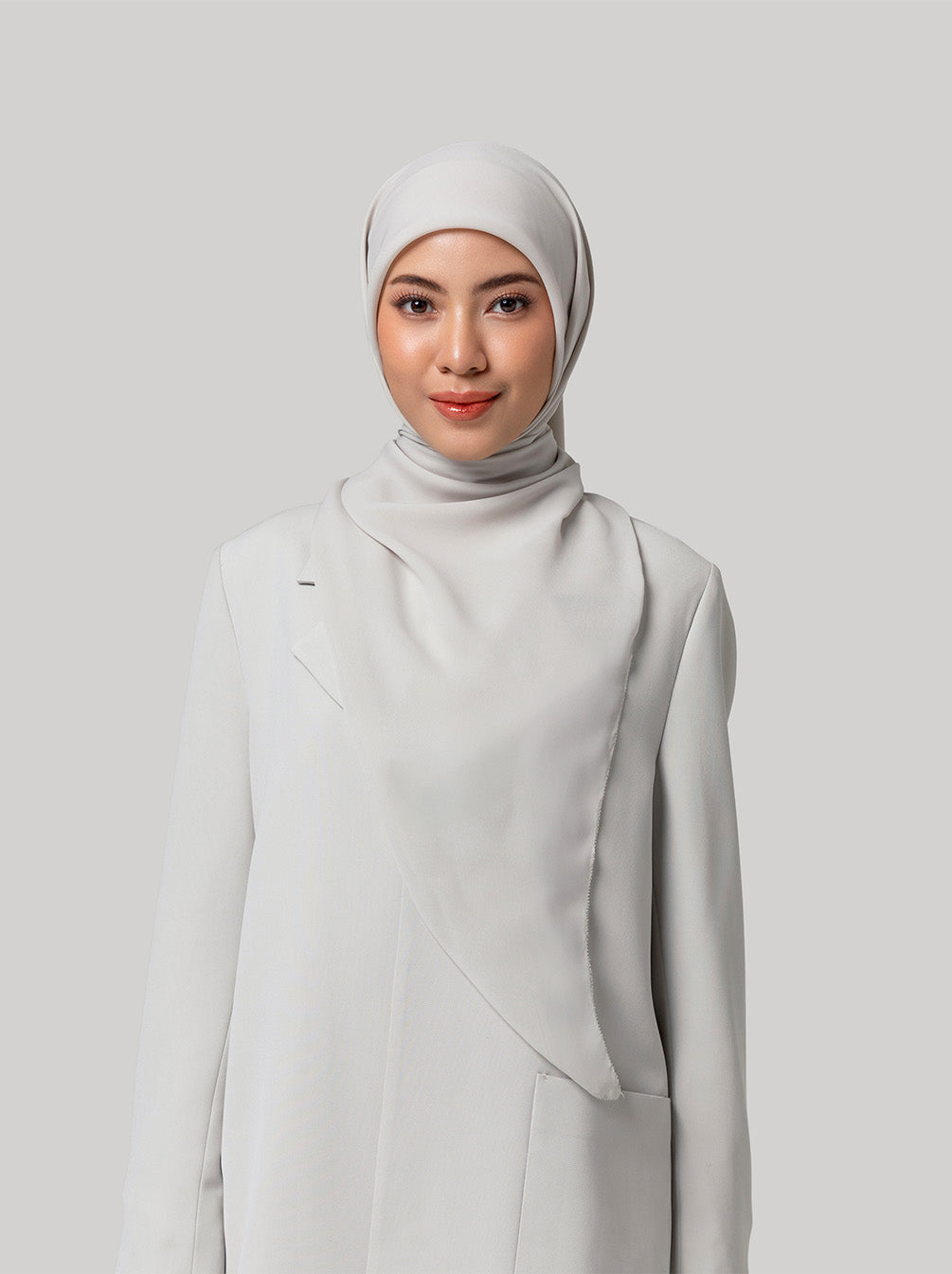 C.A.L.M SYAR'I SCARF PLAIN LIGHT CREAM