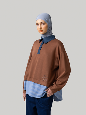 SABA PULLOVER SWEATER ALMOND
