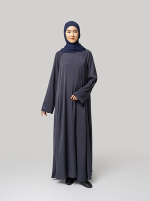 SAMIRA LOOSE ABAYA CHARCOAL