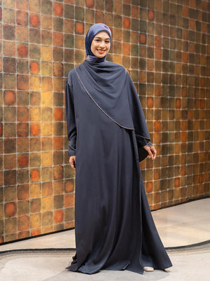 SHILLA DRAPERY DRESS STONE