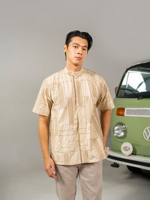 SHIRAZ SHORT SLEEVE KOKO BEIGE