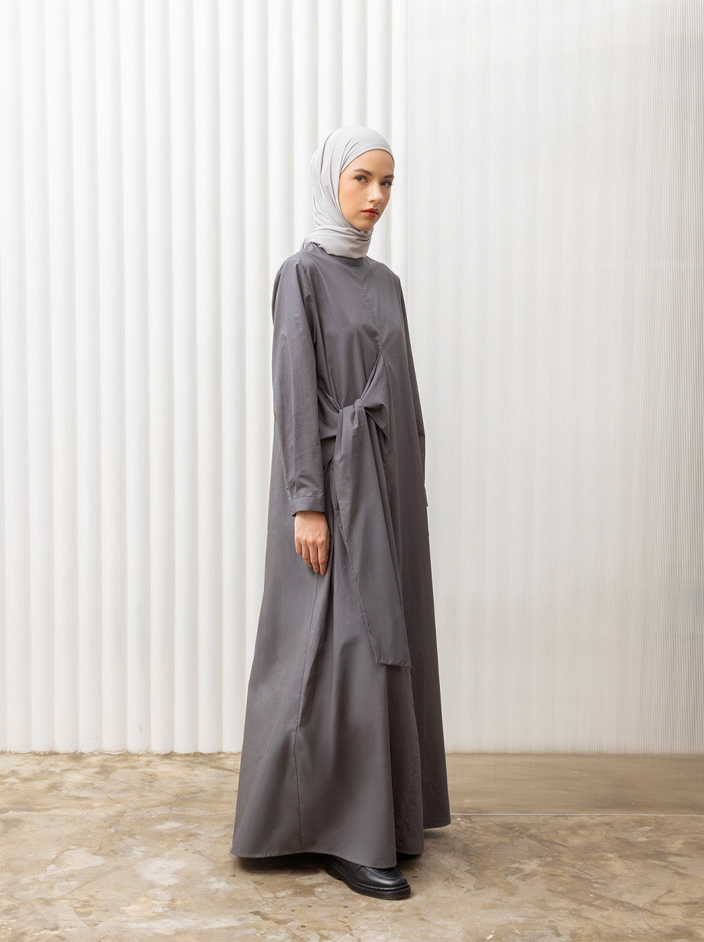 SOLANA REGULAR DRESS DARK GREY