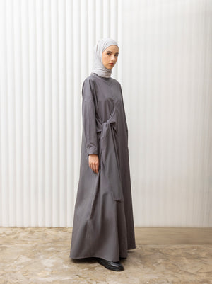 SOLANA REGULAR DRESS DARK GREY