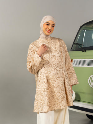 SOLENE LOOSE TUNIC BEIGE