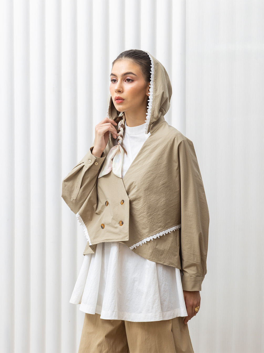 TERRA DETACHABLE OUTER DARK OLIVE