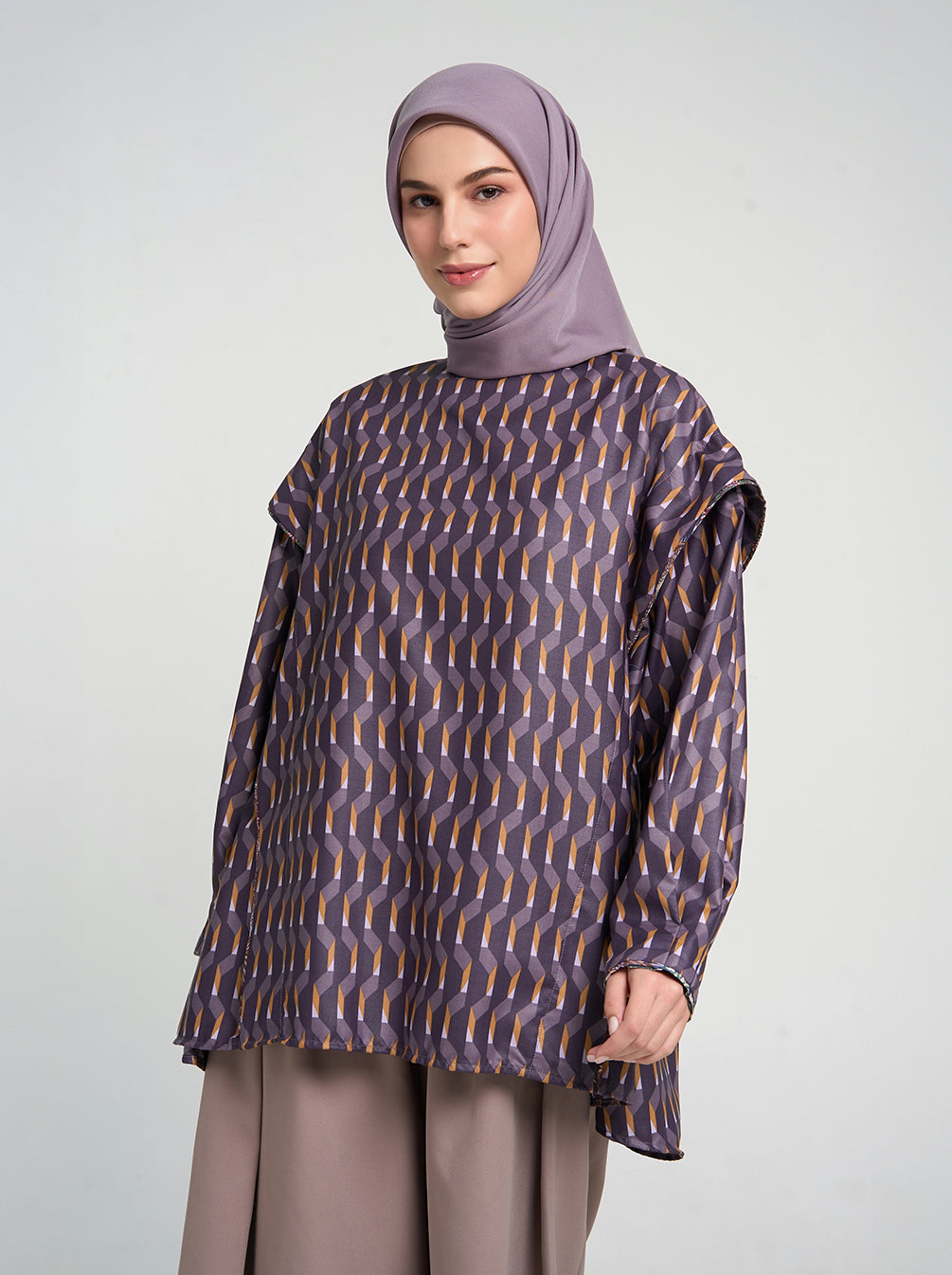 CETTA OVERSIZED TOP LAVENDULA