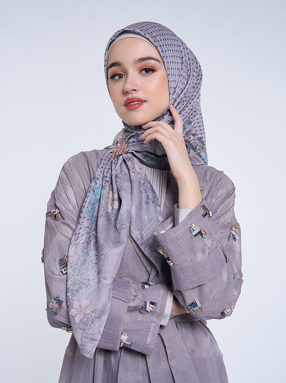 CEDARRA SIGNATURE SCARF LAVENDER