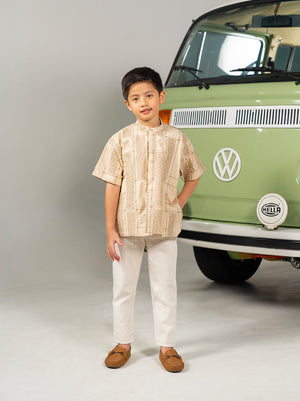 DOHA SHORT SLEEVE KIDS KOKO BEIGE