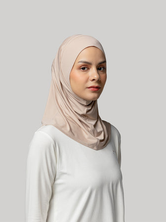 AIRFORM SHORT SCARF TAUPE