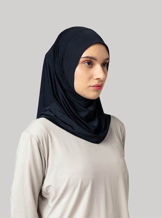 FLOW SHORT SCARF BLACK