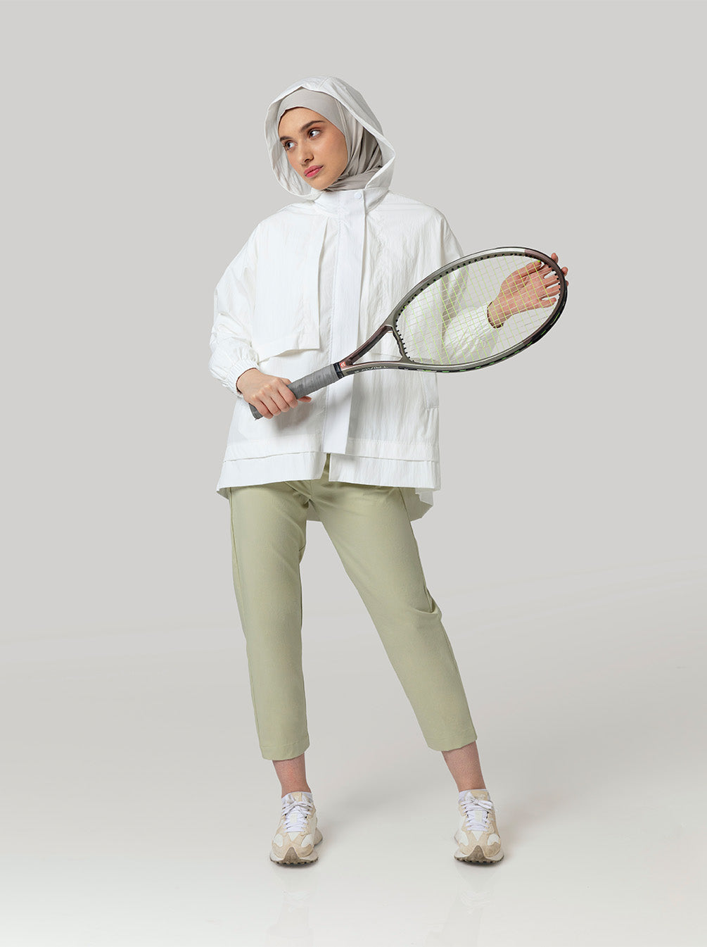 KAMI FLOW THRIVA PARKA OUTER WHITE – Kami Idea