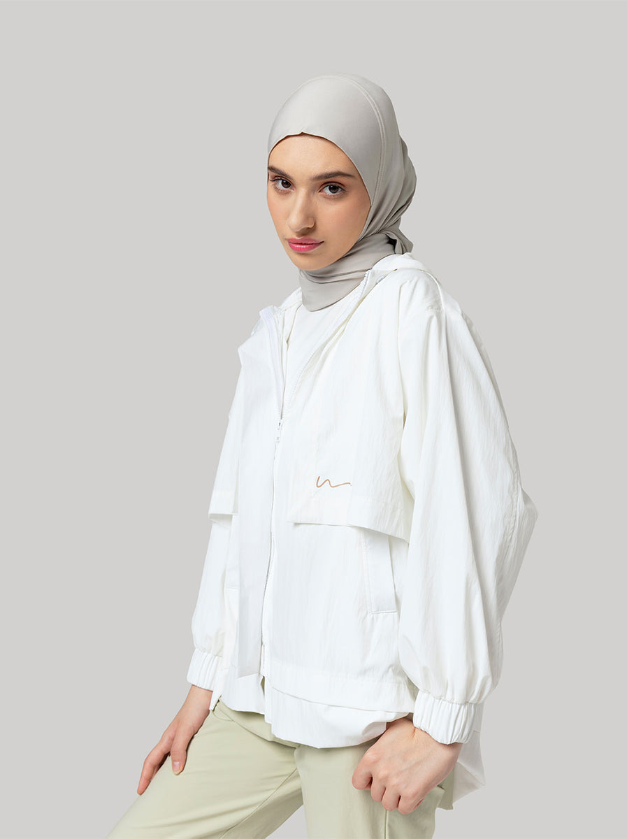KAMI FLOW THRIVA PARKA OUTER WHITE – Kami Idea