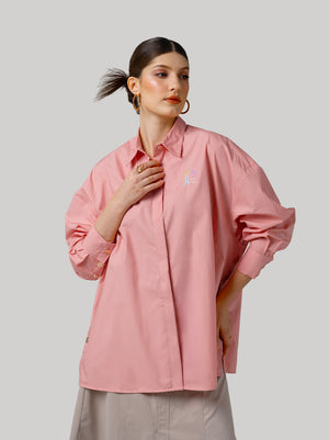 GALE OVERSIZED TOP CORAL