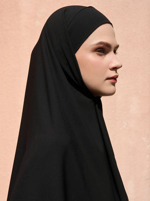 AIZA INSTANT KHIMAR BLACK