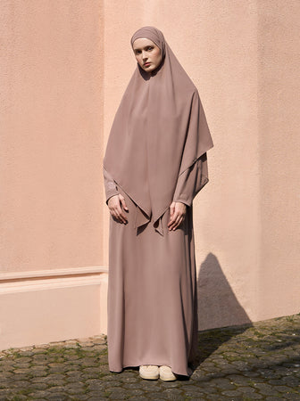 AIZA INSTANT KHIMAR MAUVE