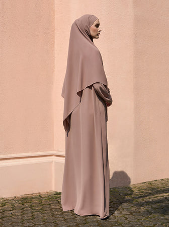 AKIFA PLAIN ABAYA MAUVE