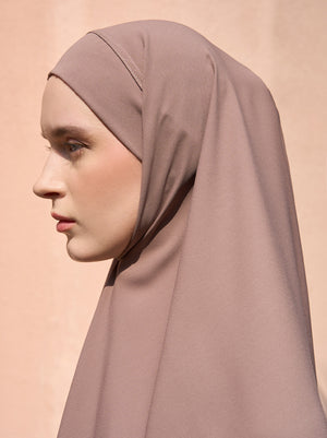 AIZA INSTANT KHIMAR MAUVE