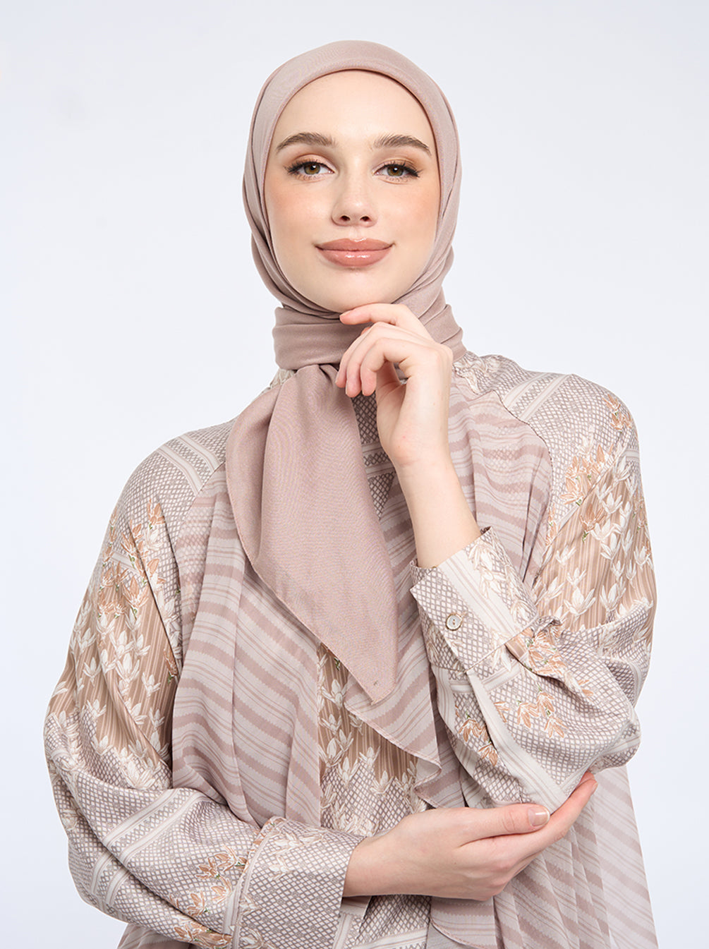 Airy Riided AIRY VOILE SCARF PLAIN HAZELNUT – Kami Idea