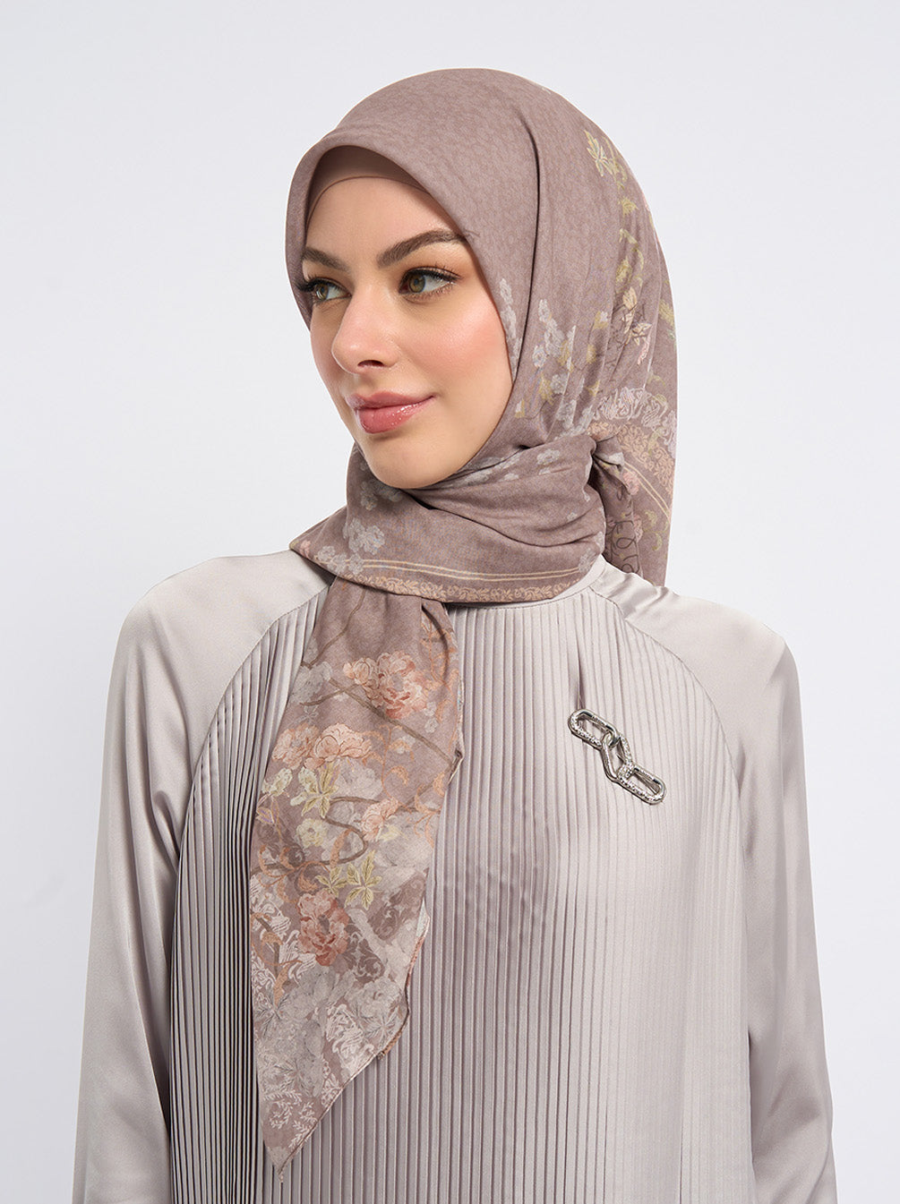 KIMAYYA SIGNATURE SCARF COFFEE