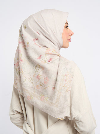 KIMAYYA SIGNATURE SCARF IVORY