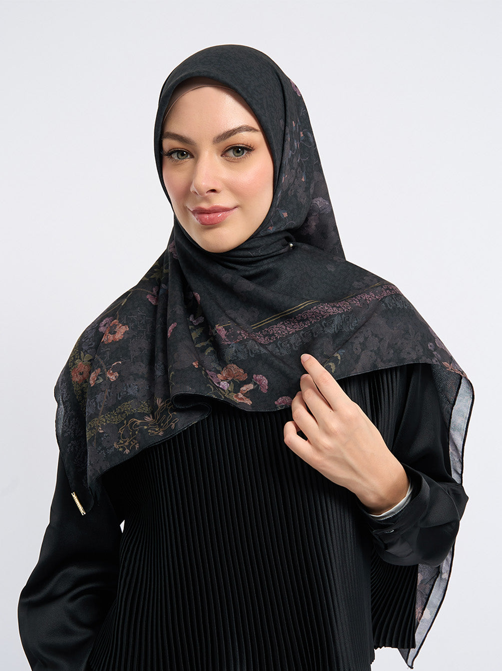 KIMAYYA SIGNATURE SCARF ONYX