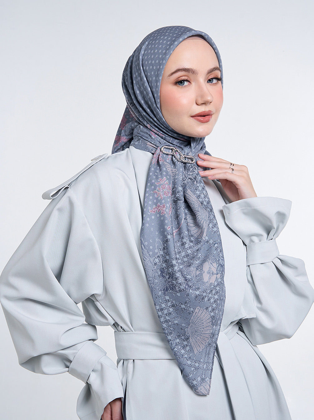 NUANSA SIGNATURE SCARF DEEP SEA