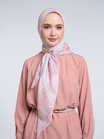 NUANSA SIGNATURE SCARF POWDER PINK