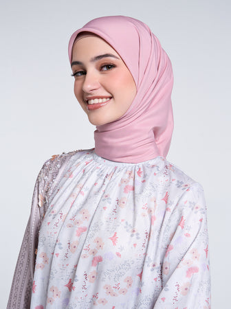 ULTRA SATIN SCARF PLAIN SOFT PINK