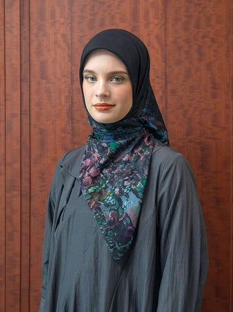 KATLA MAHIKA SIGNATURE SCARF ONYX